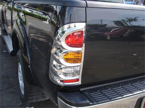 Toyota Hilux Vigo (2005-2011) 2 x Chrome Rear Light Lamp Taillight Cover Trim