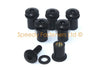 Motorcycle Bolts / 6x m5 / Windshield fairing bolts & rubber well nuts