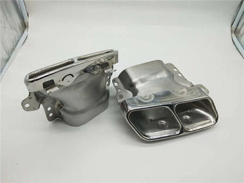 Mercedes Benz W221 W164 Tail Exhaust Muffler Tip Pipes (2006-2013)