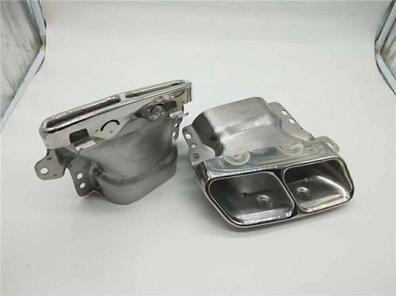 Mercedes Benz W221 W164 Tail Exhaust Muffler Tip Pipes (2006-2013)
