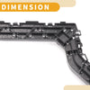 Honda CR-V (2012-2014) Black Rear Bumper Support Bracket