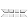 Mercedes-Benz Front Center Console Air Conditioning Button Stickers Set