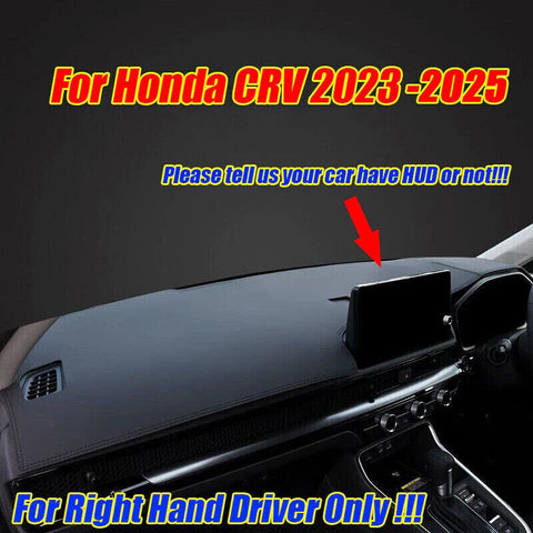 Honda CR-V RHD Leather Dash Cover Pad Mat (2023–2025)