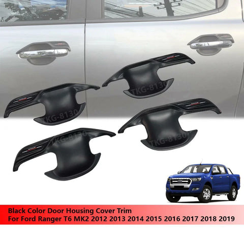 Ford Ranger Px Black Door Handle Cover (2012-2019)