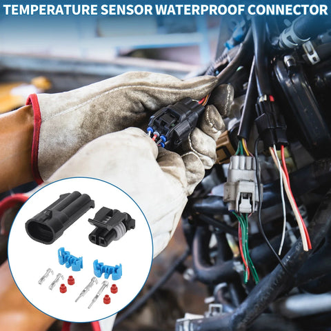 Chevy 2 Pin Temperature Sensor Waterproof Connector