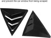 Toyota Corolla Glossy Black Side Window Louver Cover Trim (2014–2018)