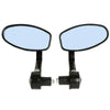 Harley Honda 22mm 7/8" Motorcycle Bar End Rearview Mirrors