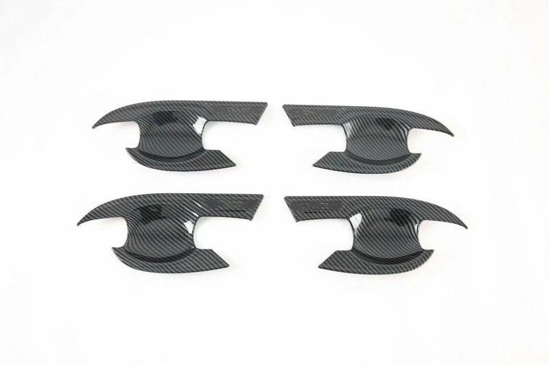 Nissan Navara NP300 D23 Carbon Door Handle Bowl Cover Trim (2015-2021)