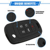 Chevrolet Camaro (2010 - 2019) Black 5 Button Remote Key Shell