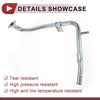 Hyundai Accent 1.6L L4 2012-2019 - Durable Metal 1 x Hose Radiator Hose