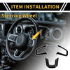 Jeep Wrangler JL JLU Steering Wheel Cover Trims (2018-2024)