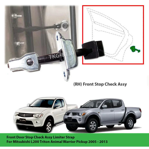 Mitsubishi Triton L200 Right Front Door Stop Check Limiter Strap (2005-2013)