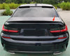 BMW 3 Series G20 G28 Sedan Glossy Black P Style Rear Spoiler Wing (2019-2024)