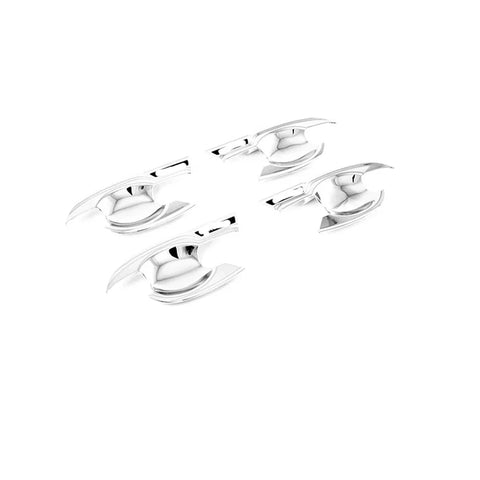 Nissan Navara NP300 Carbon Silver Door Handle Bowl Cup Cover Trim (15-21)