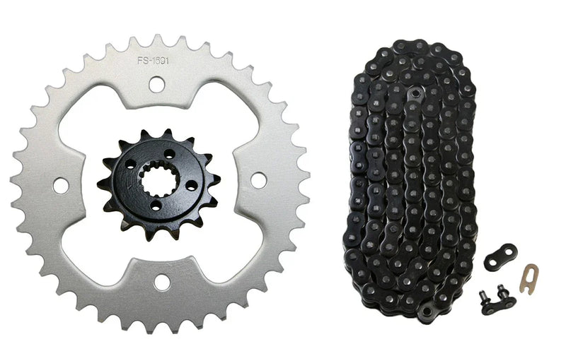 Polaris Predator 500 Black 520x94 O-Ring Chain 14/37 Sprockets (2003-2004)