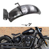Harley Street Bob FXBB (2019-2024) Silver Rear Fender Mudguard Kit