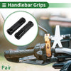 0.87x0.94 Motorcycle Hand Grips Cover Non Slip Black