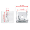 Motorcycle 5 Piece Quick Release Fairing Strap Set (14mm)