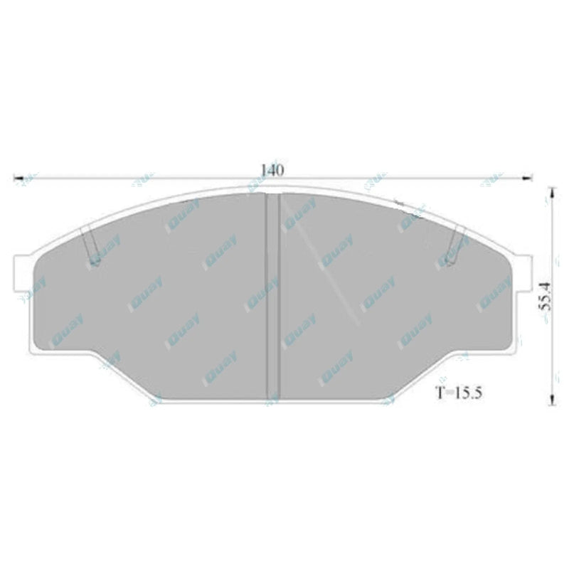 Toyota Hiace Van YH50 YH51 YH53 YH63 YH73 Front Disc Brake Pad Set (1982-1987)