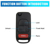Mercedes-Benz 4 Button Key Key Shell Case