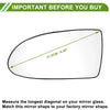 Hyundai Accent Heated Left Side Mirror Glass (2005-2009)