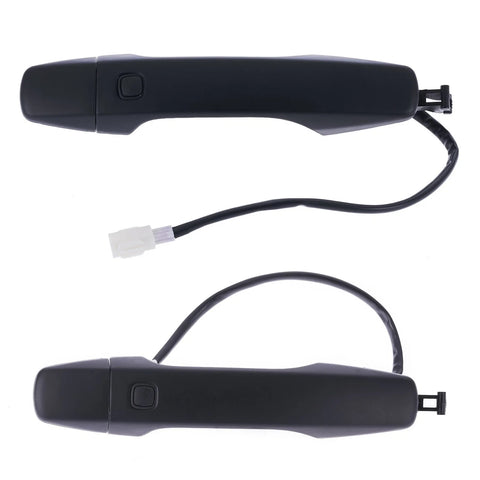 Toyota Landcruiser 2007-2021 Black with Sensor Outer Door Handle Set 2