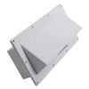 Trailer Camper Motorhome White RV Bathroom Exhaust Vent Cover