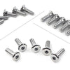 Disc Brake Rotor Screws 5 x M8x25mm Titanium Hex Socket Bolts