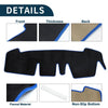Honda N-ONE JG3 JG4 Sun Protector Black Blue Dashboard Cover Mat (2012-2020)