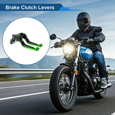 Brake Clutch Levers / 2x Adjustable Short Long / Kawasaki NINJA650R