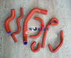 Nissan SKYLINE R33 R34 RB25DET RB26DET GTR Silicone Radiator Hose BLACK