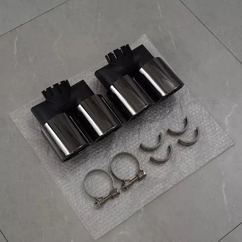 Land Rover Defender 90 110 Rear Tail Exhaust Muffler Tip Pipes (2020-2024)