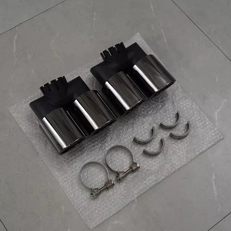 Land Rover Defender 90 110 Rear Tail Exhaust Muffler Tip Pipes (2020-2024)