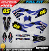 Yamaha YZ 250F (2019-2020) - DIGGER STYLE Stickers Custom Decal Kit