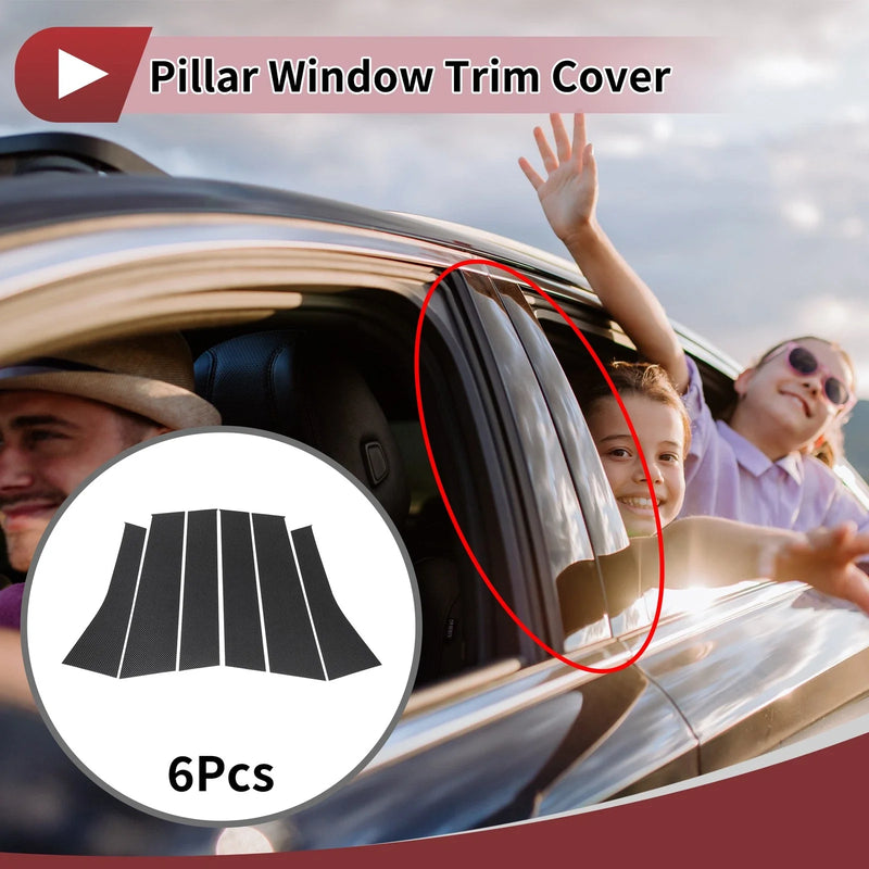 Mitsubishi Outlander 6 x Door Window Trim Pillar (2003-2023)