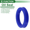 Oil Seal 50x65x12mm TPU Rotary Shaft Seal Blue 5 Pcs