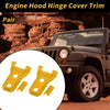 Jeep Wrangler JL JLU 2018-2024 - Plastic Yellow Engine Hood Hinge Cover