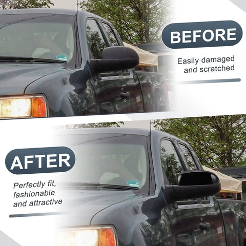 Chevrolet Avalanche, GMC 1 Set Rearview Mirror Cover Cap Gloss Black