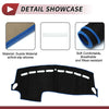 Volvo V40 2013-2017 Sun Protector Pad Black Blue Dashboard Cover Mat