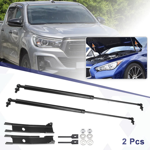 Toyota Hilux 2 x Front Hood Lift Supports Struts (2015–2019)