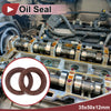 Oil Seal Rotary Shaft Seal FKM 35x50x12mm Brown 2 x Pcs