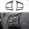Toyota Supra A90 2019-2022 Carbon Fiber Steering Wheel Button Cover Trim