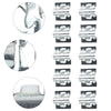 Universal Car Dashboards DVD / CD Panel Plate 10Pcs Metal Retainer Clip