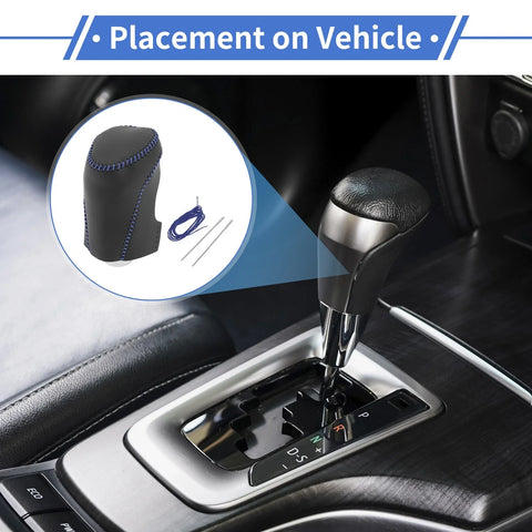 Chevrolet Malibu (2016-2020) Black Blue 1 Pc Gear Shift Knob Cover