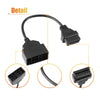 Toyota OBD1 22-Pin to OBD2 16-Pin Diagnostic Tool Adapter (1996-2000)