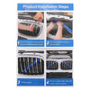 BMW X3 Blue Front Grille Insert Stripes Grill Trims Clips (2011-2018)
