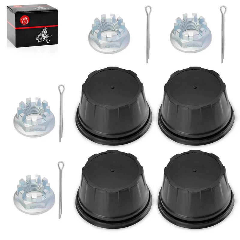 Honda Rancher TRX420 4x4 AT ES 4pcs Wheel Center Cap & Nut Kit (2010–2017)
