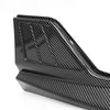 Toyota Corolla 2 x Carbon Black Rear Bumper Splitter Lip Protector (2020-2023)