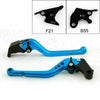 Buell XB12 XB9 Ulysses (2003-2010) Blue 2 x Brake Clutch Lever