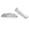 Universal Car Truck 3 x Silver 3D Front Rear Disc Brake Caliper Covers